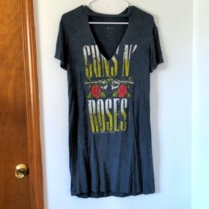 Guns n Roses shirt dress